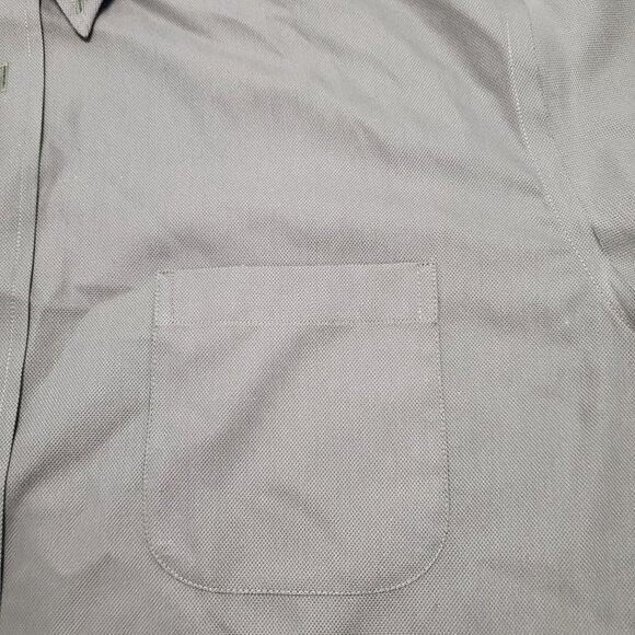 Roundtree & Yorke TravelSmart Mens XXL Olive Dress Shirt Front Right Side Pocket - Picture 4 of 10